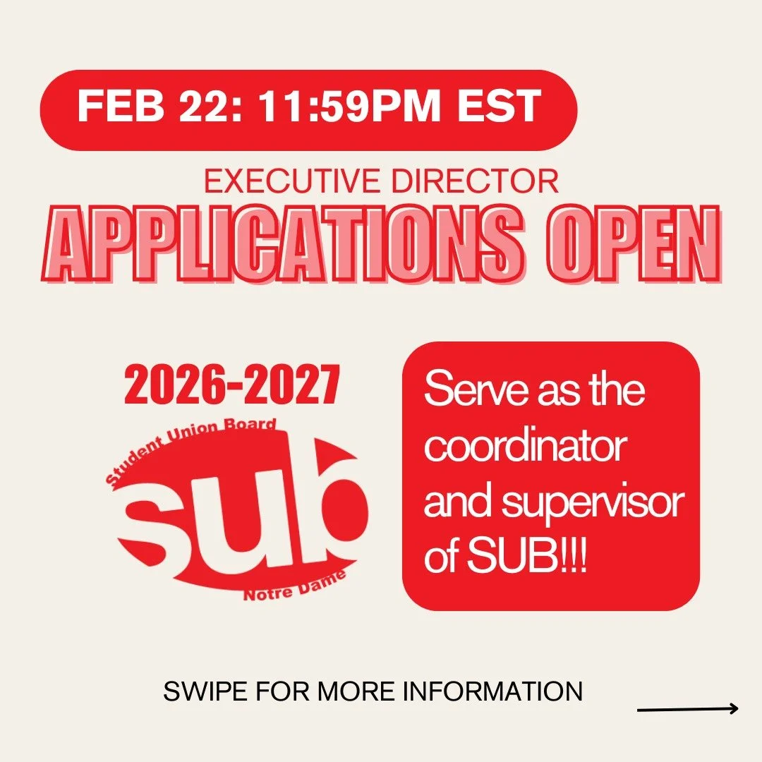 Want to lead the largest programming organization on campus? Apply to be next year's Executive Director now! Applications close Sunday, February 22 at 11:59pm.