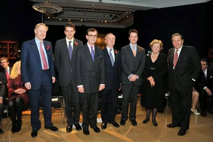 The Judges of The Georgian Group Architectural Awards 2013 - Charles Cator, Crispin Holborow, David Watkin, John Martin Robinson, Oliver Gerrish, Diane Nutting and the Marquess of Salisbury