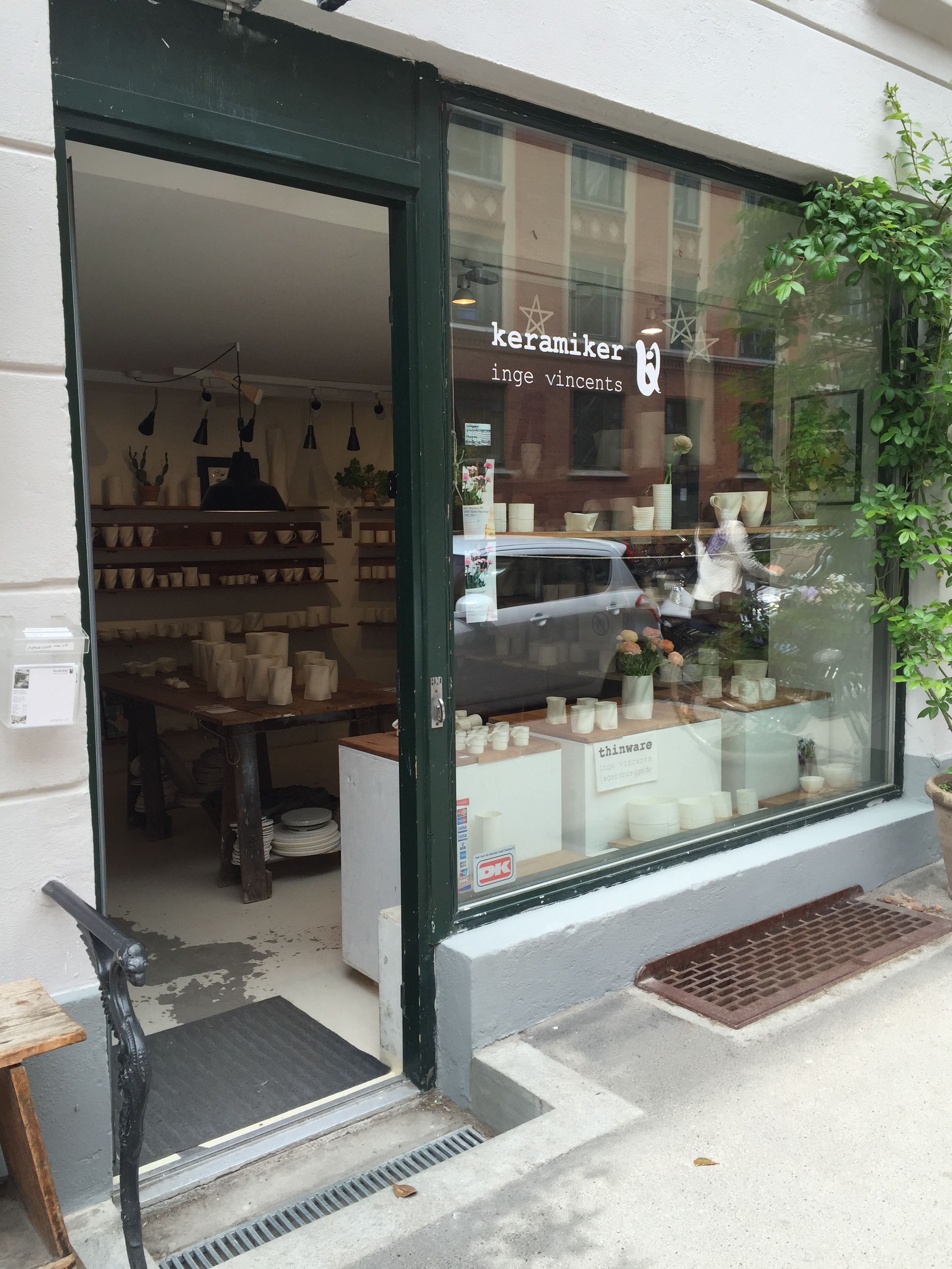 Amazing shop with thin, folding ceramics that are incredibly unique! Also expensive though...