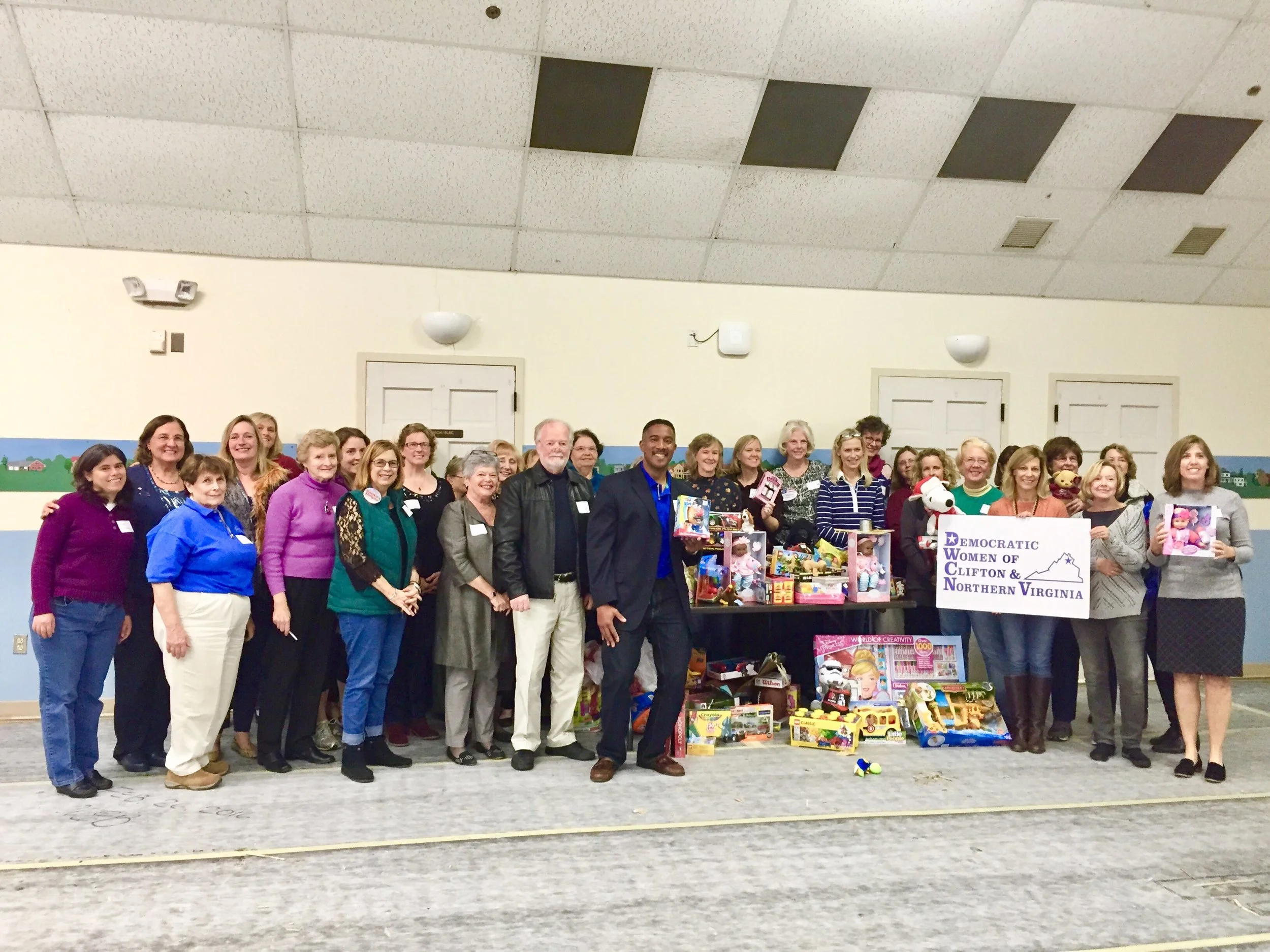 Councilman Bailey with the Democratic Women of Northern Virginia.