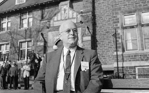 Frank Reed Horton, a spiritual founder of Alpha Delta, in an undated photograph