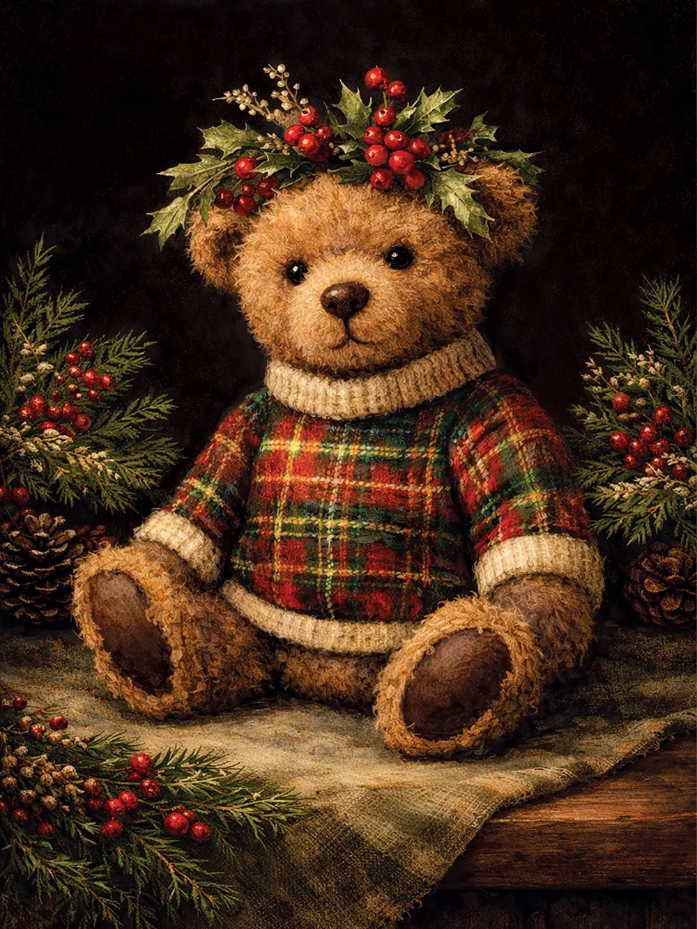 SM2601002 LittleMisterHollyBear 12x16.jpg