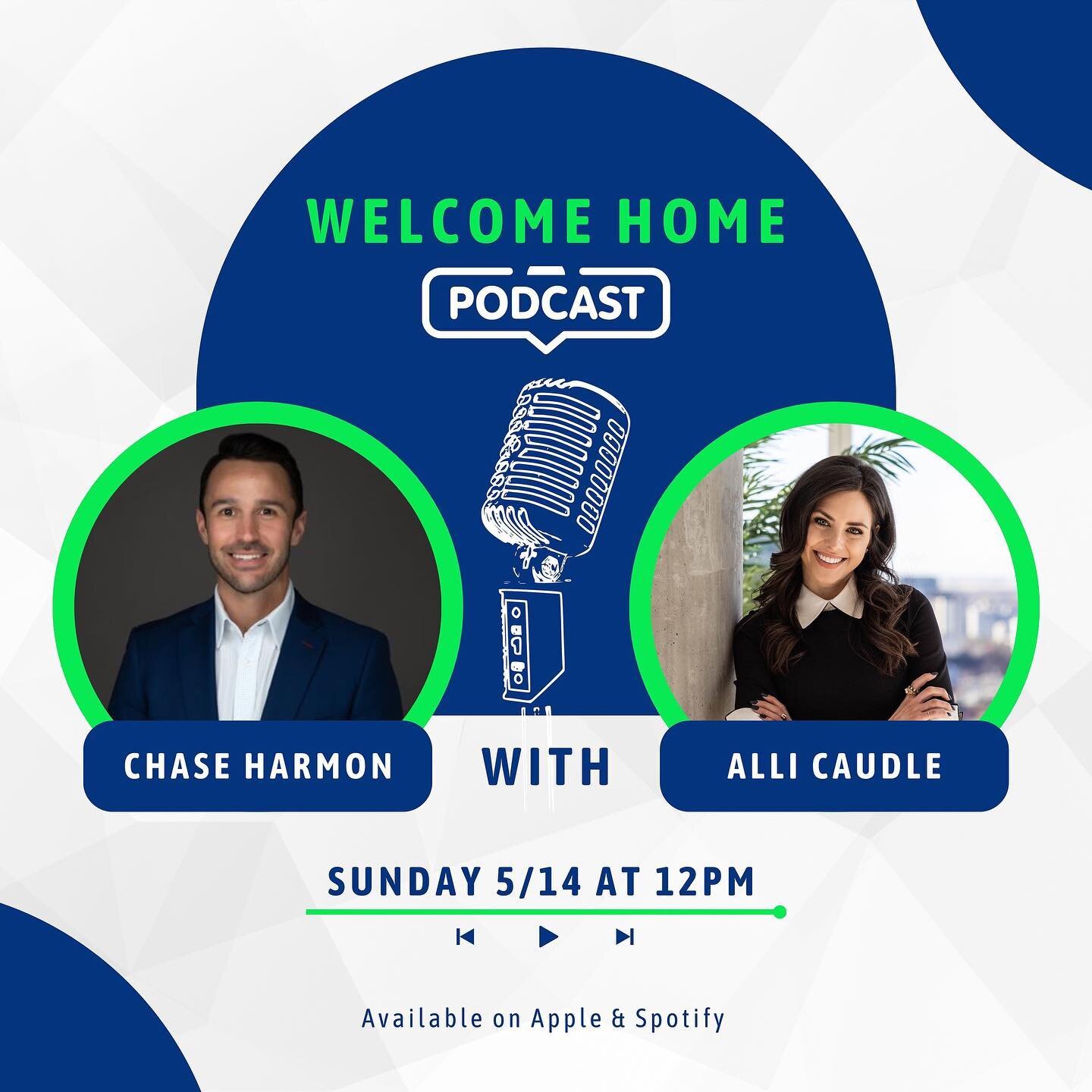 *NEW* Episode today at 12PM CT 🎙️💰🏡
GRAVITATIONAL PULLS: Money Talk &amp; How to Build Wealth in Real Estate 

Alli and Chase Harmon &mdash; @harmonhomelending &mdash; discuss ~

&bull;The gravitational pull that brought him from California to Tex
