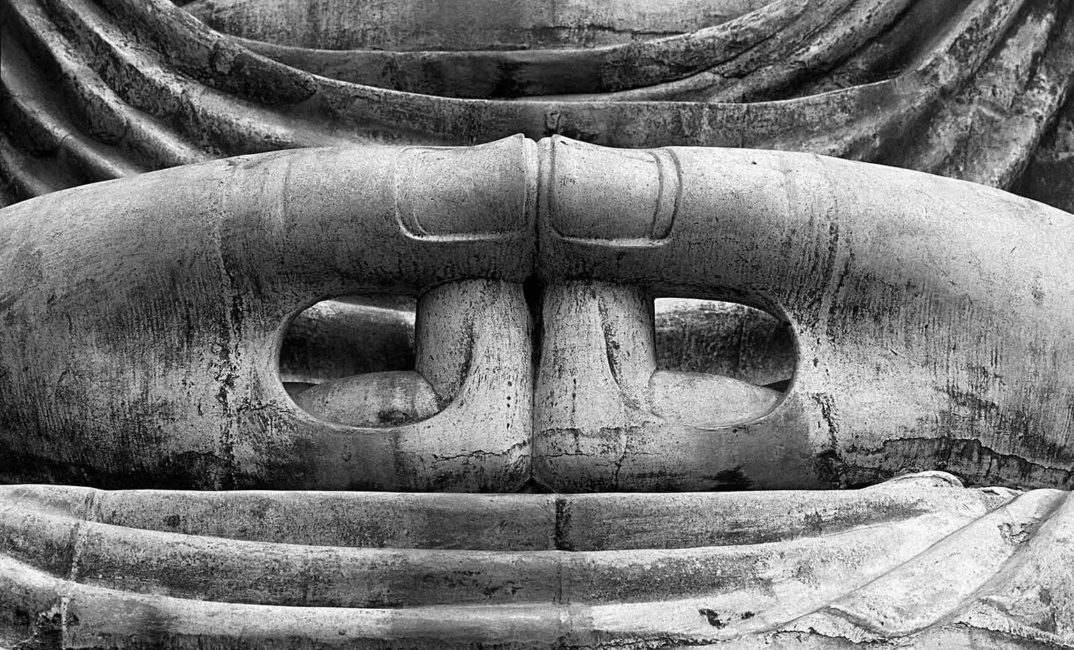 The Hands of the Great Buddha (Diabutsu) Kamakura Japan