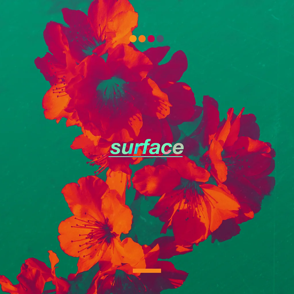  Official cover art for Shankai's EP " SURFACE " 