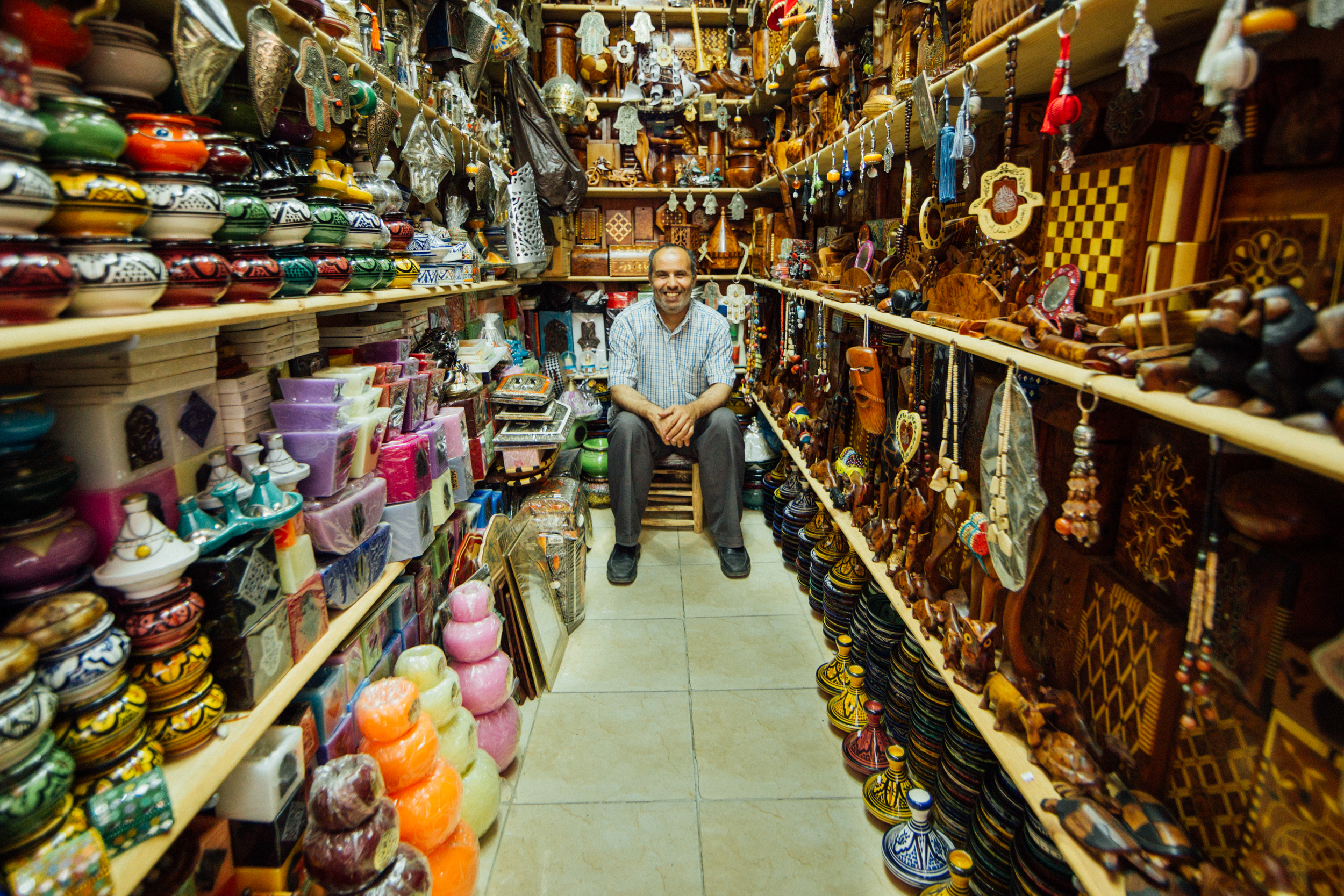 Moroccan shopkeeper 