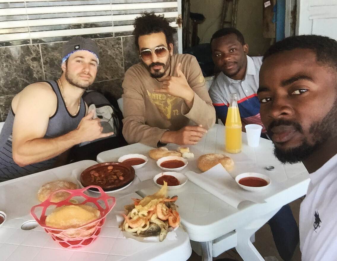 Our Moroccan, Congolese, American film team