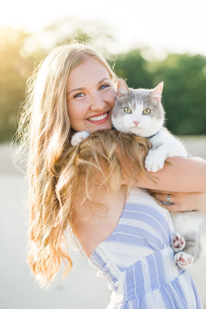 Lady Brio Photography Marysville Ohio Senior Photos Cat Blue Dress Blonde.jpg