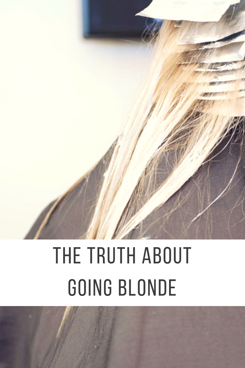 The Truth About Going Blonde Beauty The Blonde