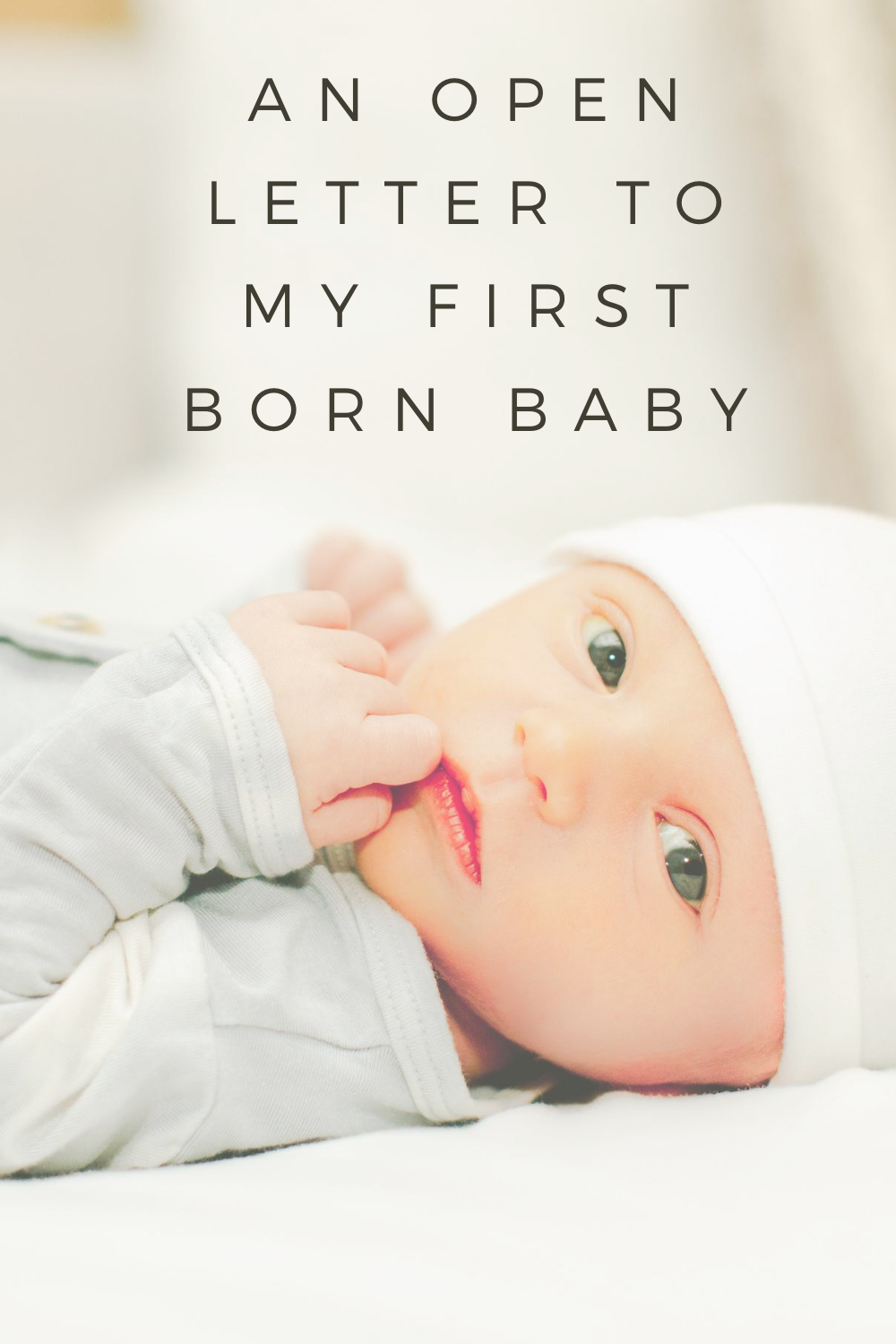 An open letter to my first born baby — Beauty and the blonde