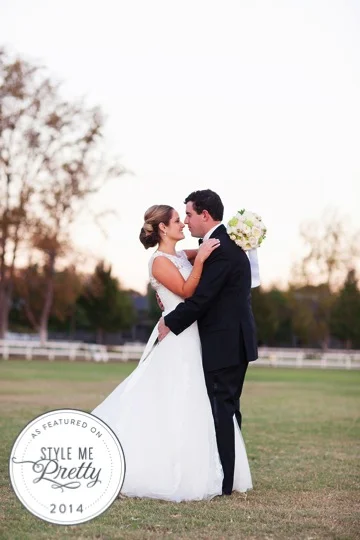 Style Me Pretty: Equestrian Country Club Wedding