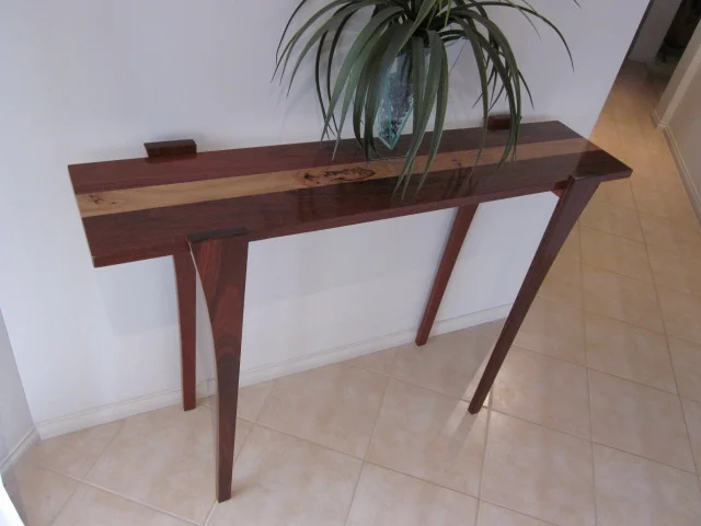 Jarrah with Hardwood timber insert