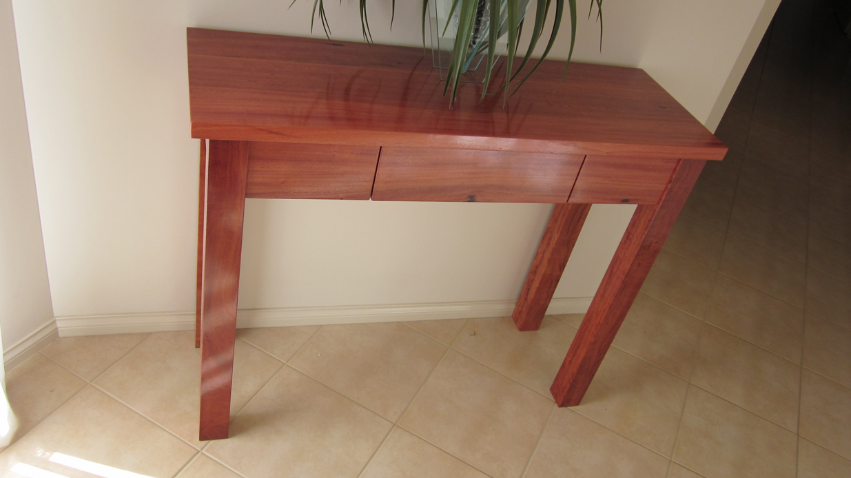 Redgum Timber Hall Table