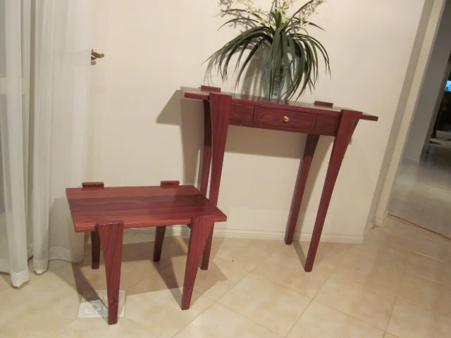 Jarrah Hall & lamp Tables