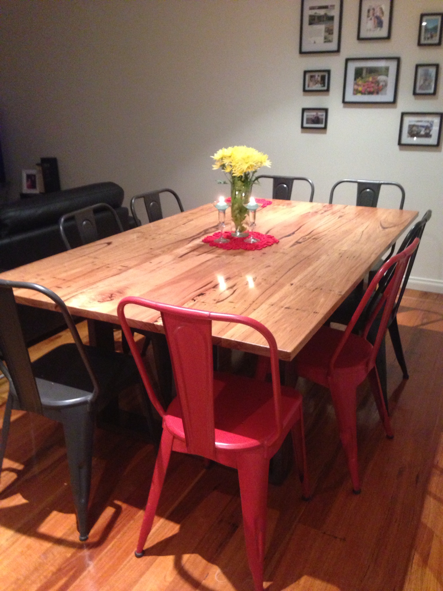 Recycled Hardwood Timber Dining Table