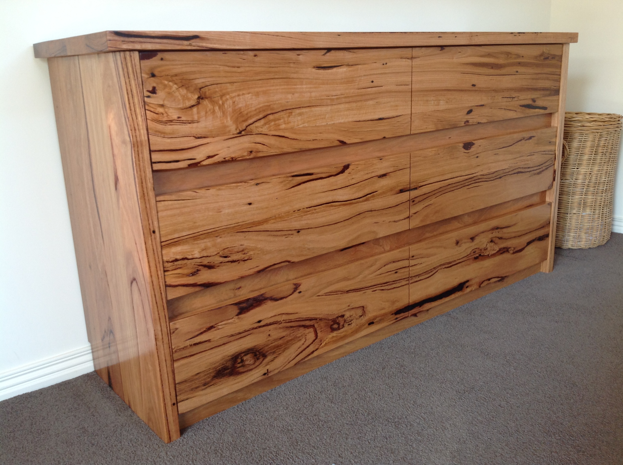 Recycled Hardwood Timber Drawers