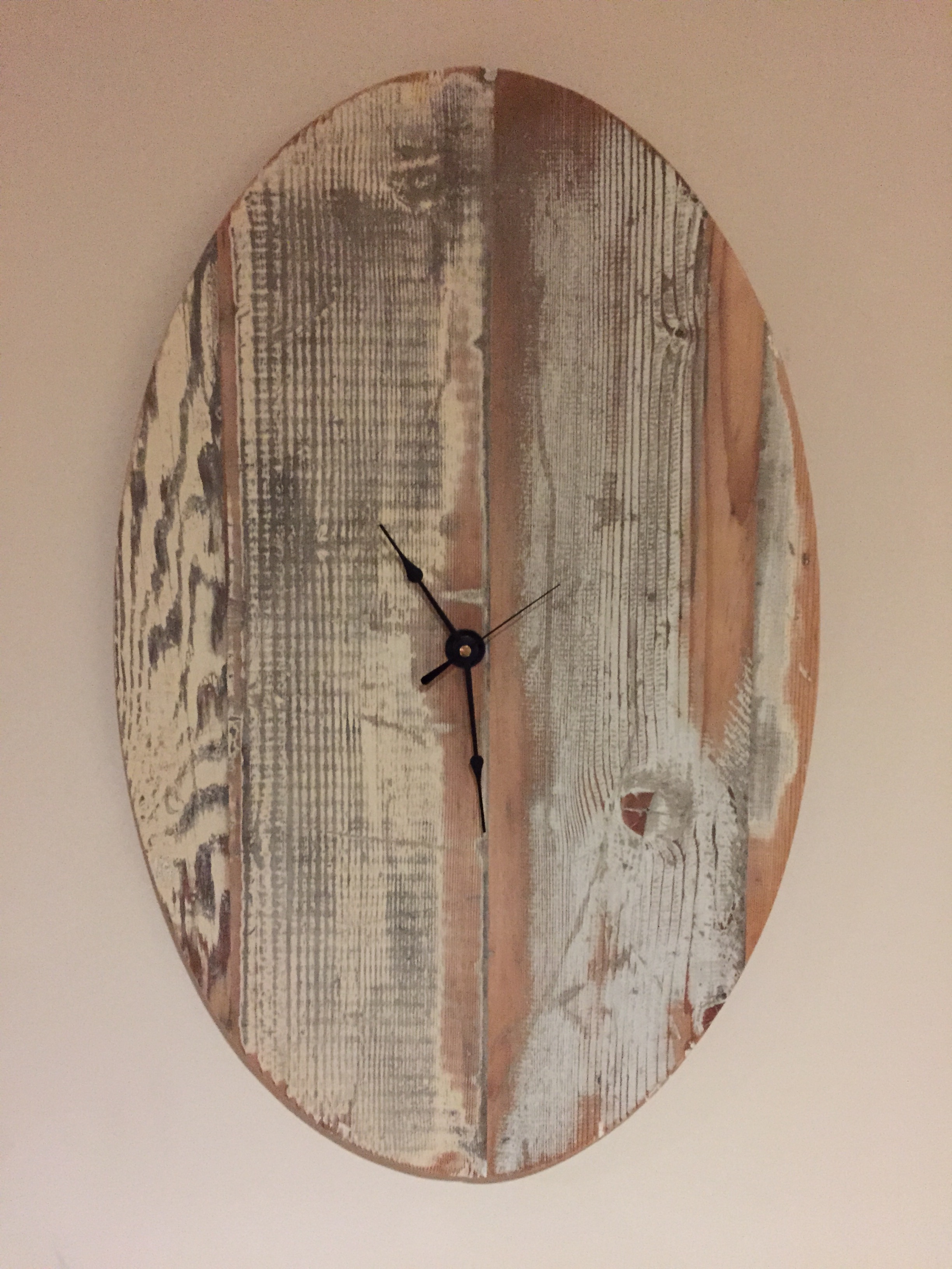 Recycled Oregon Clock