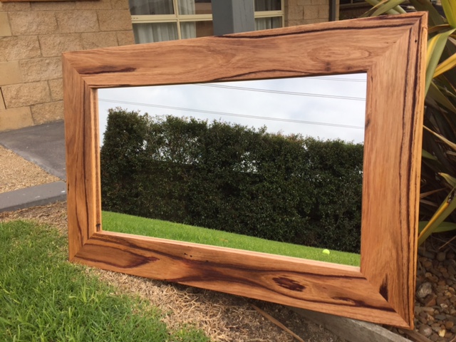 Recycled Hardwood Timber Mirror