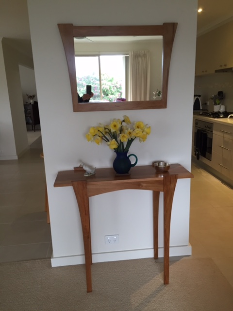 Hall Table with matching mirror