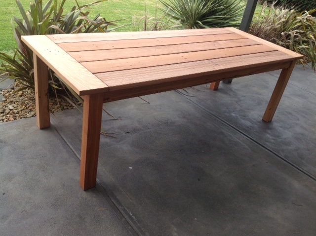 Recycled Hardwood Timber Outdoor Table