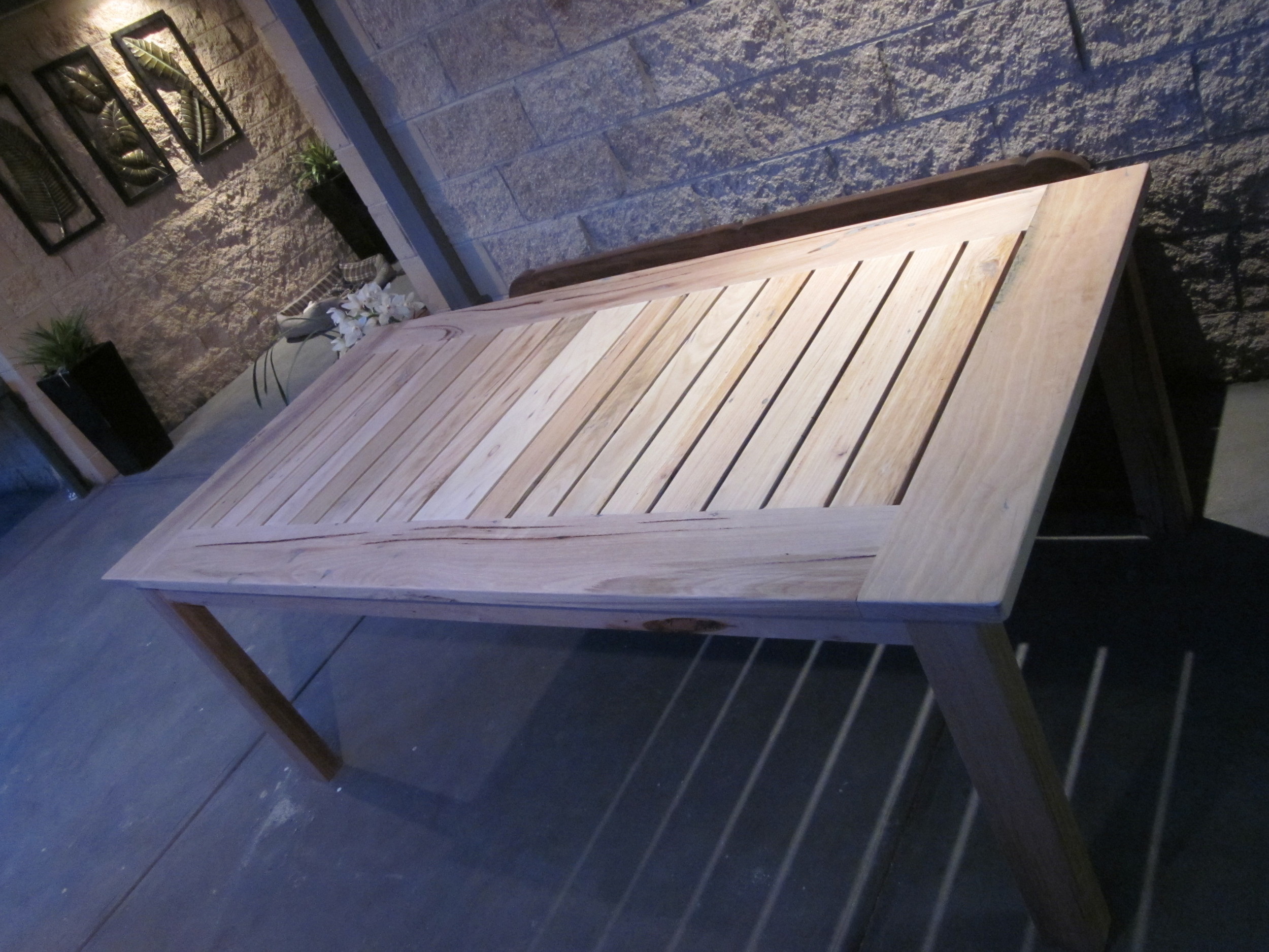 Recycled Hardwood Timber Outdoor Table