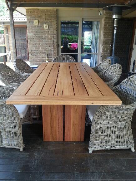Recycled Hardwood Timber Outdoor Table