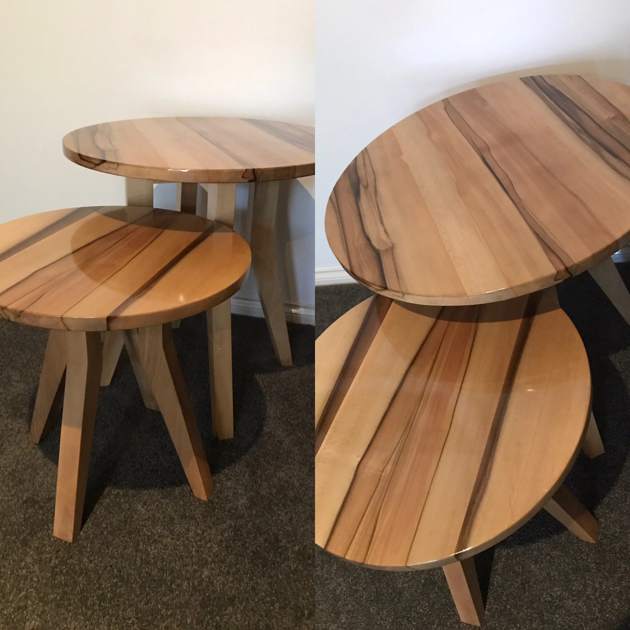 Blackheart sassafras side tables