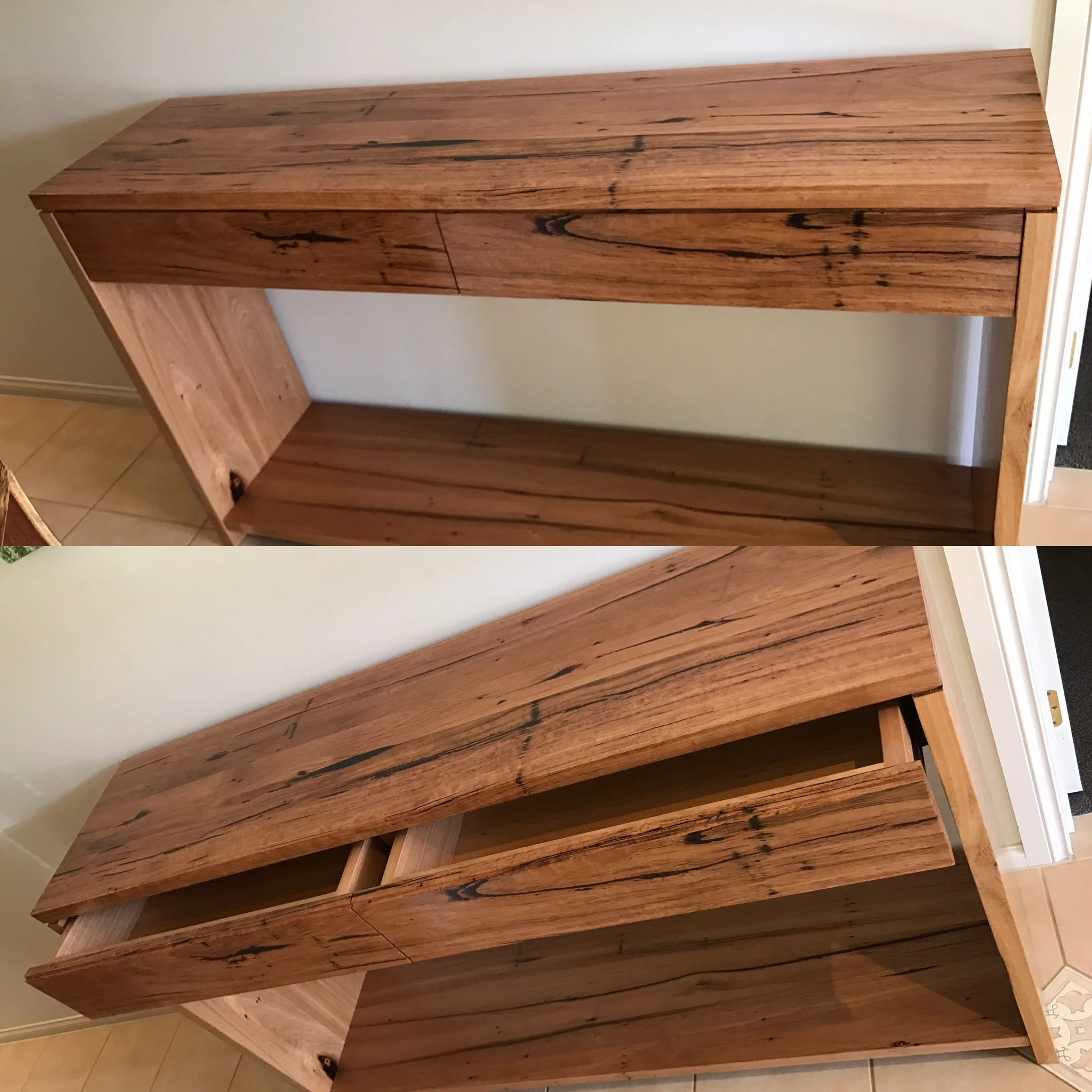 Recycled Blackbutt Hall Table