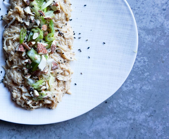Raw Sesame Kelp Noodles