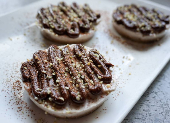 Raw Banana Cream Pie with Avocado Mousse