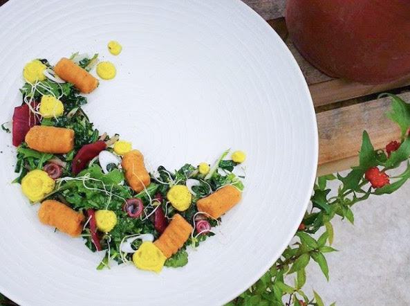 Sweet Potato Gnocchi Salad