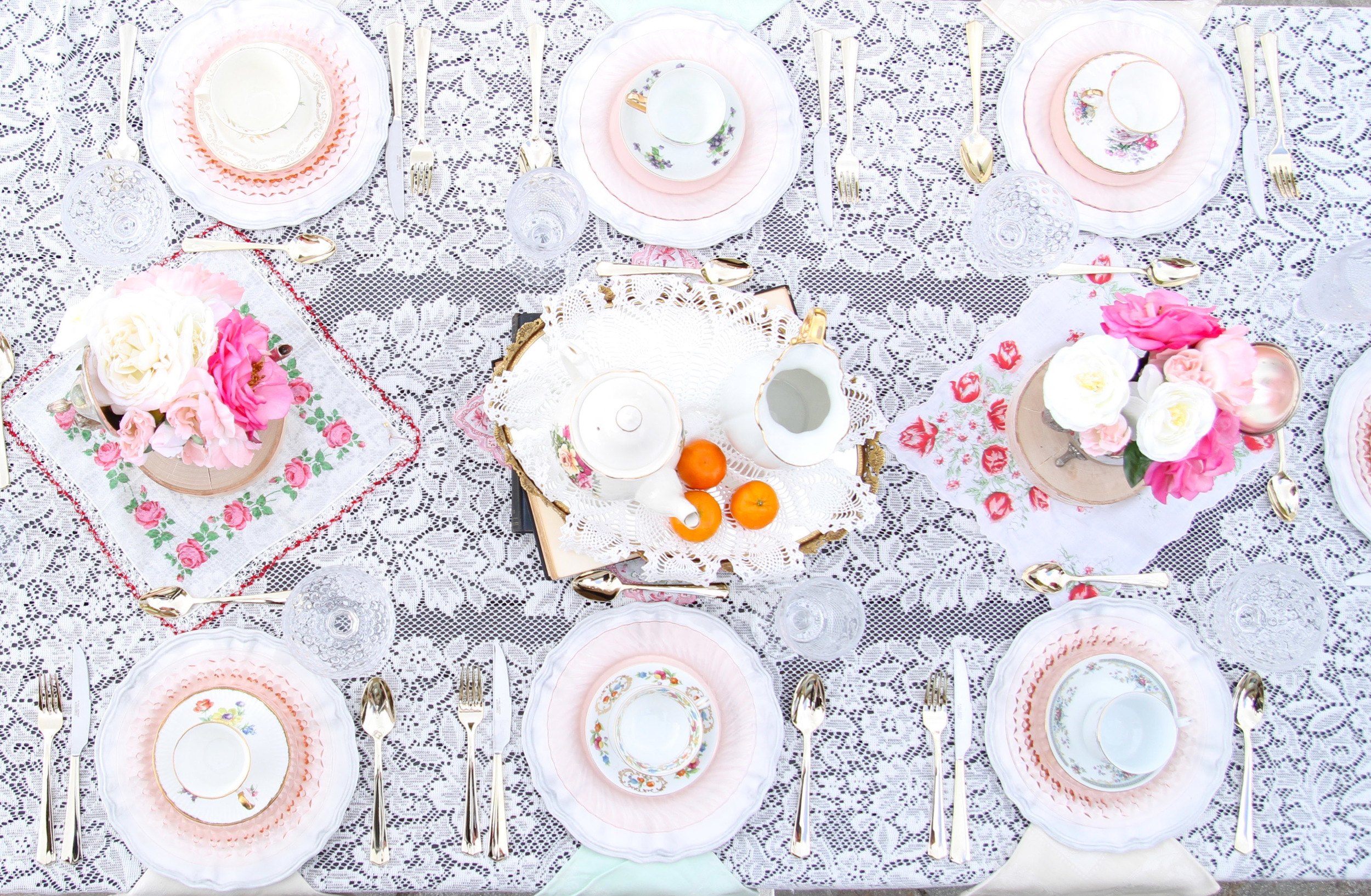 Copy of High Tea Party Collection - A stunning prepackaged tea party ready to rent from @inJOYtheParty!
