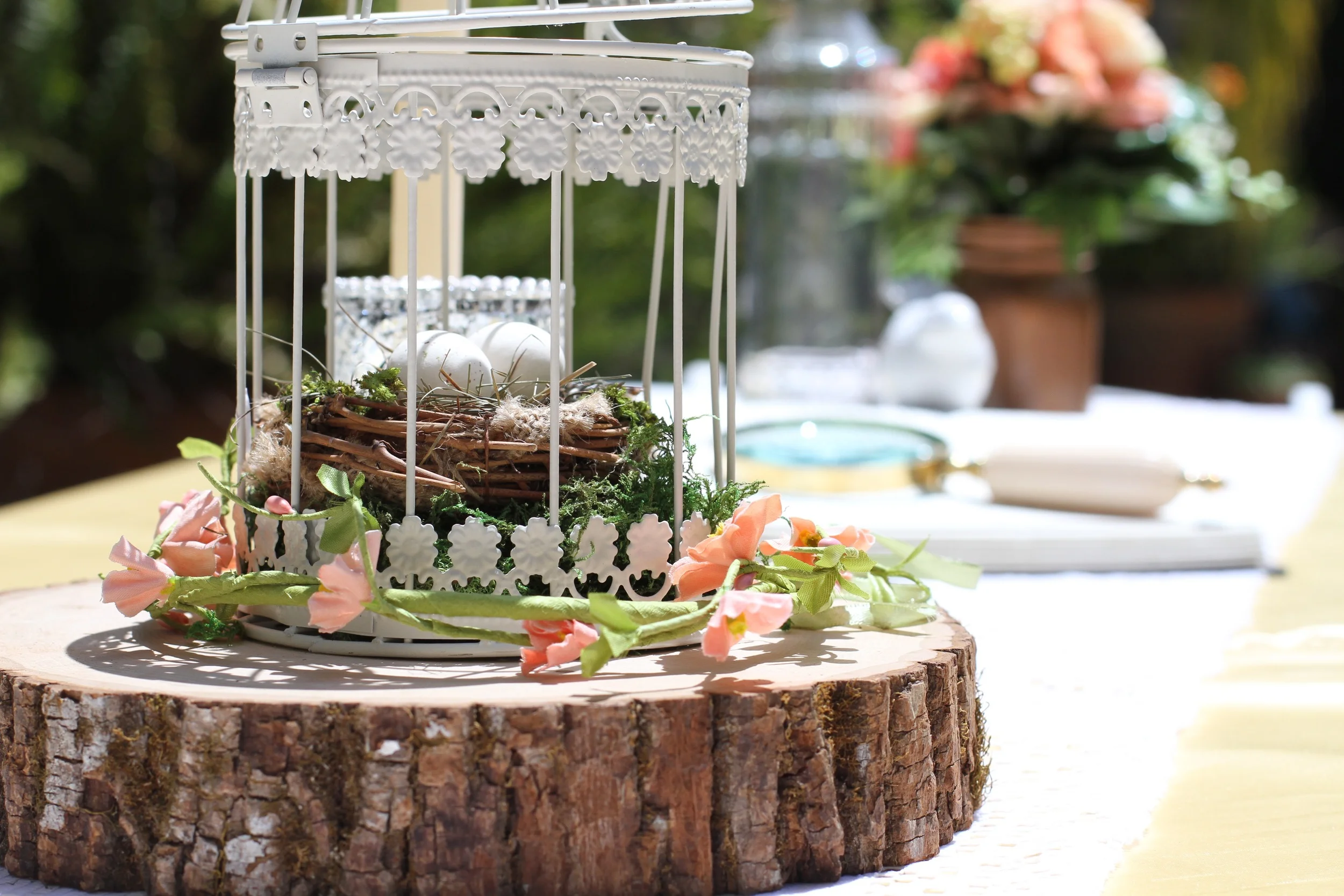 Bird Inspired Centerpieces