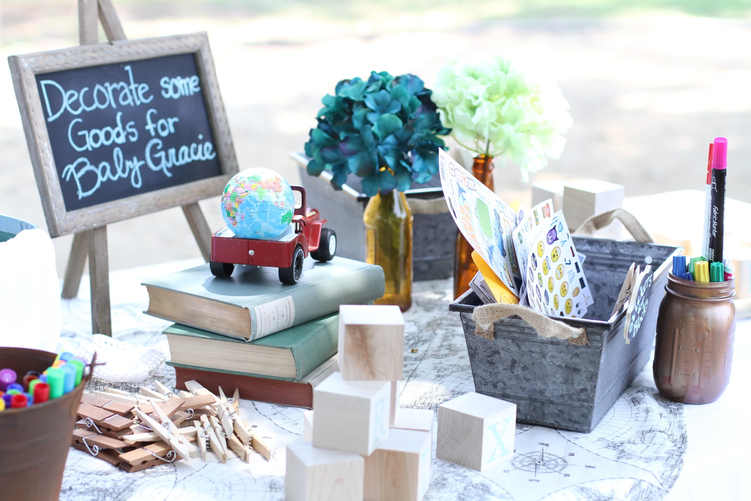 Activity Table Decor