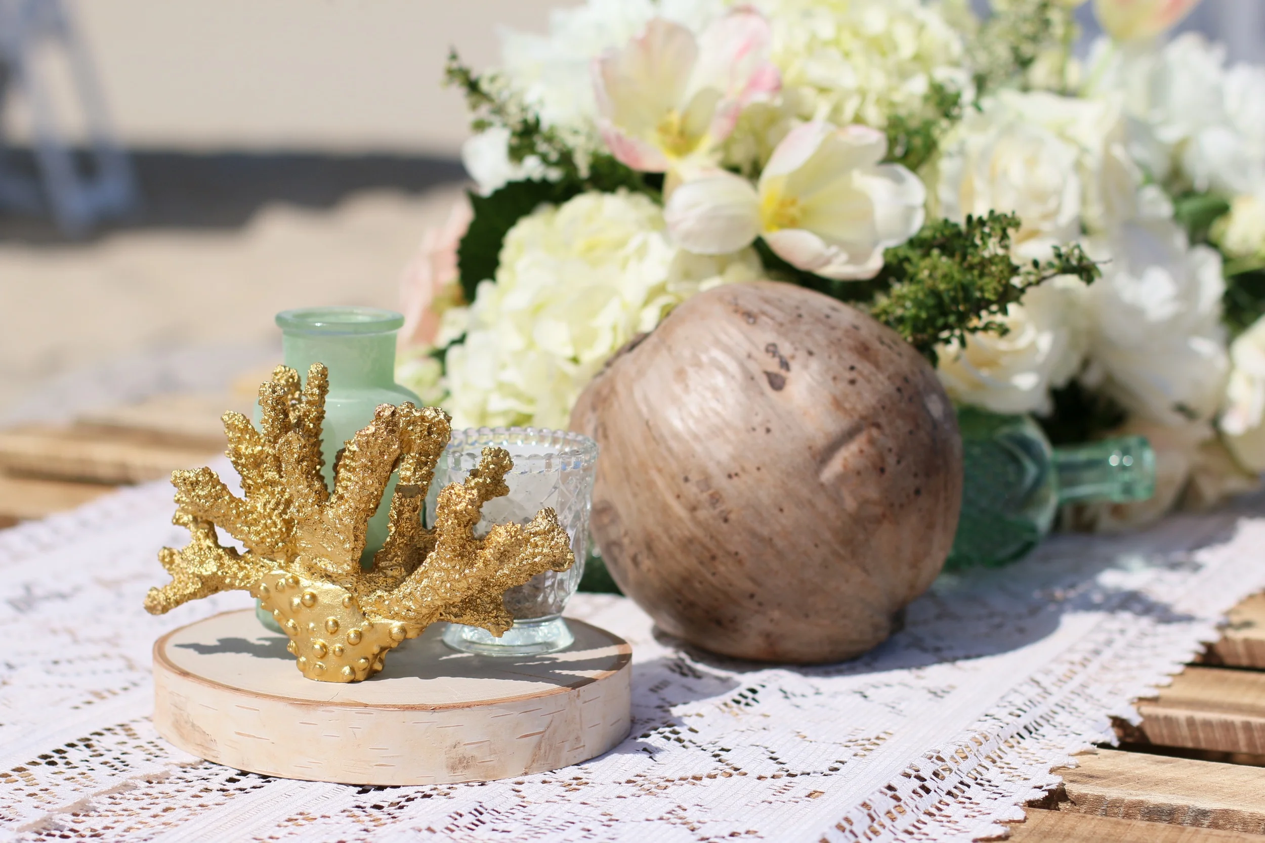 Beachy Table Decor
