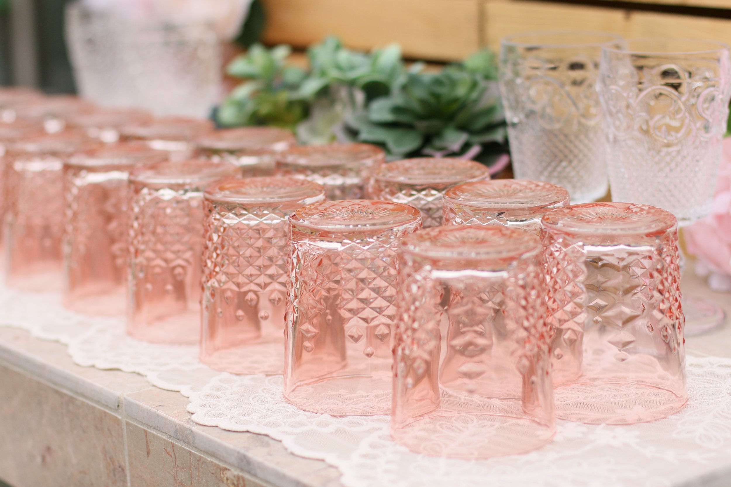 Copy of A gorgeous pre-curated rental collection with succulents, pops of blush, dreamcatchers, and rustic wood accents. Make it yours for your next baby or bridal shower! @inJOYtheParty