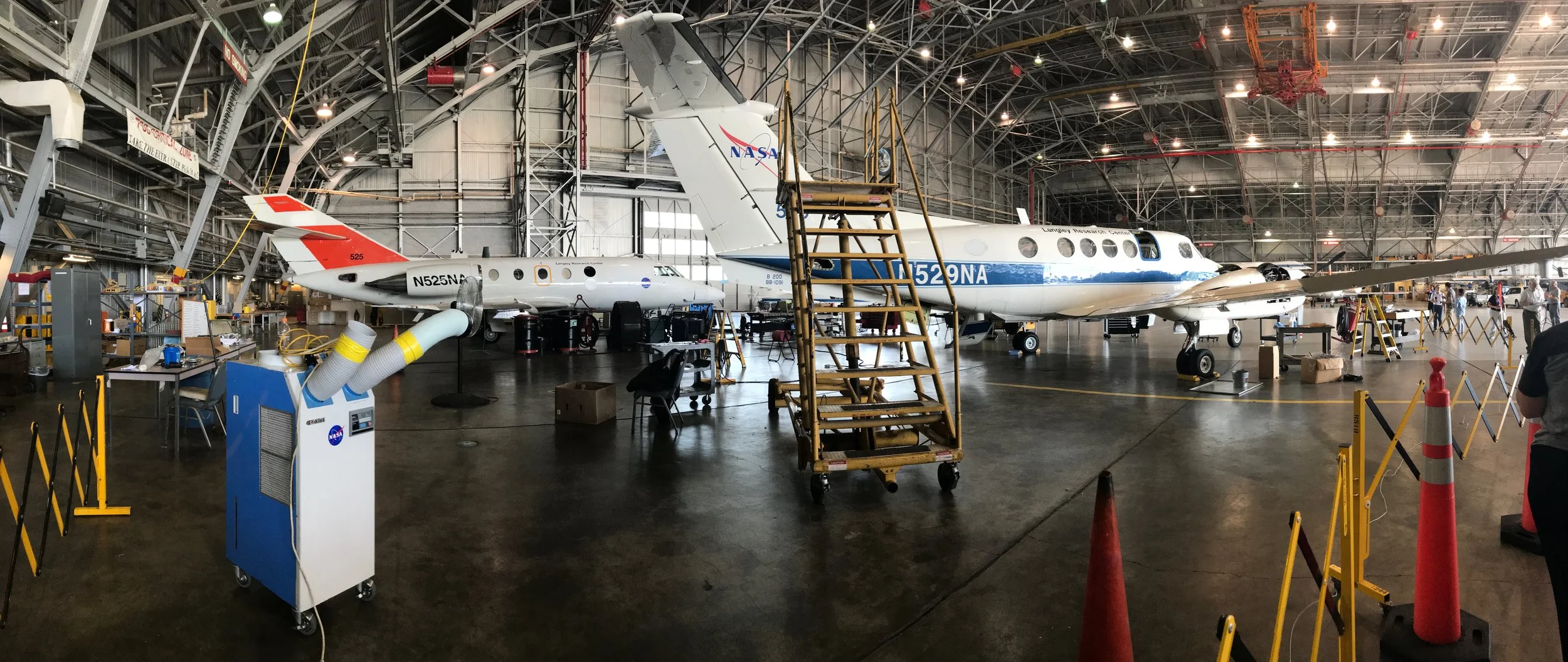NASA aircraft used for earth science research. Credit: Paige Jarreau.