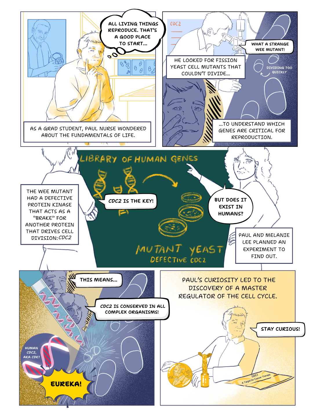 Paul Nurse comic