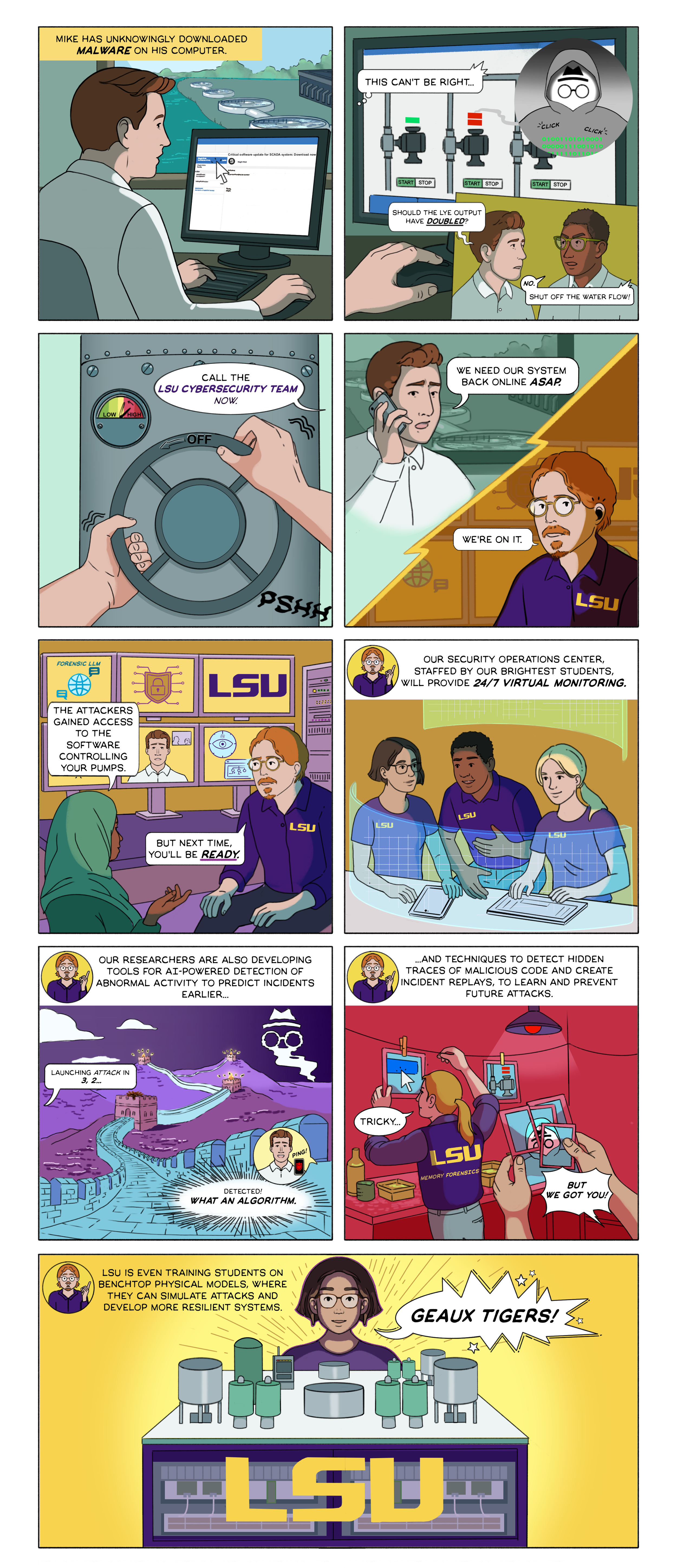 Cybersecurity comic