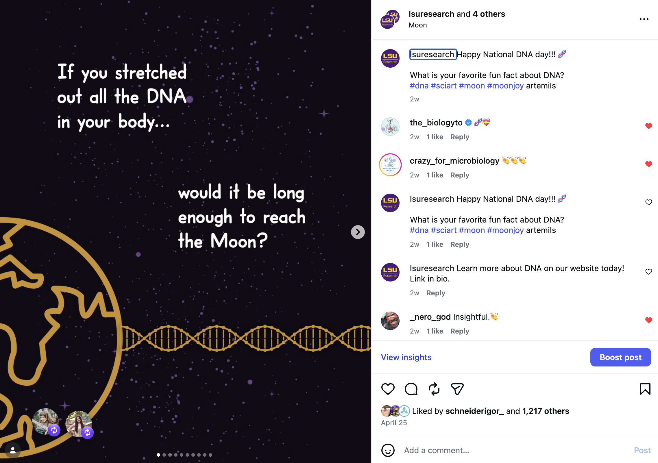 DNA Day graphic