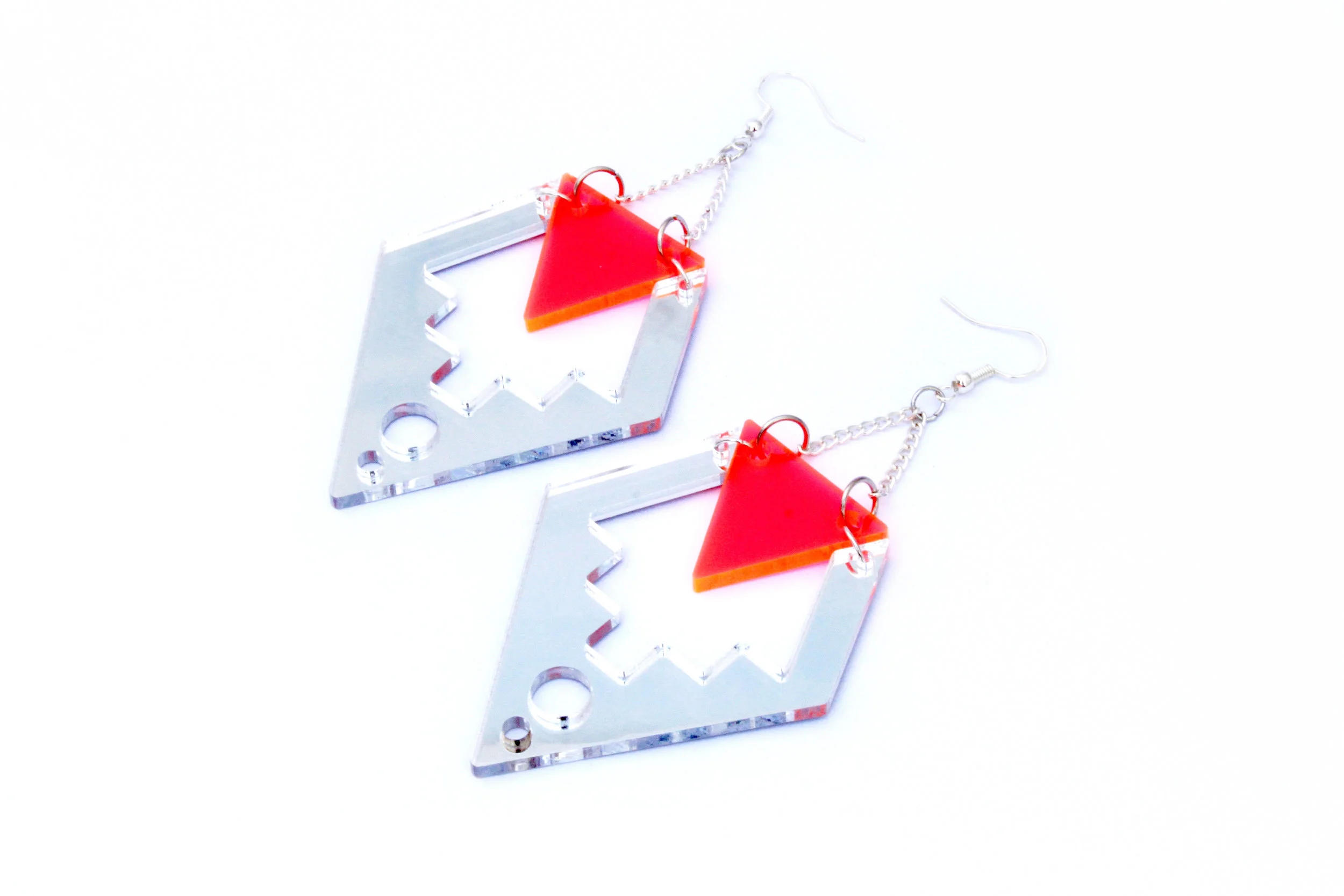 EASY TIGER DESIGNS Deco Drop Earrings Silver Pink 01.jpg