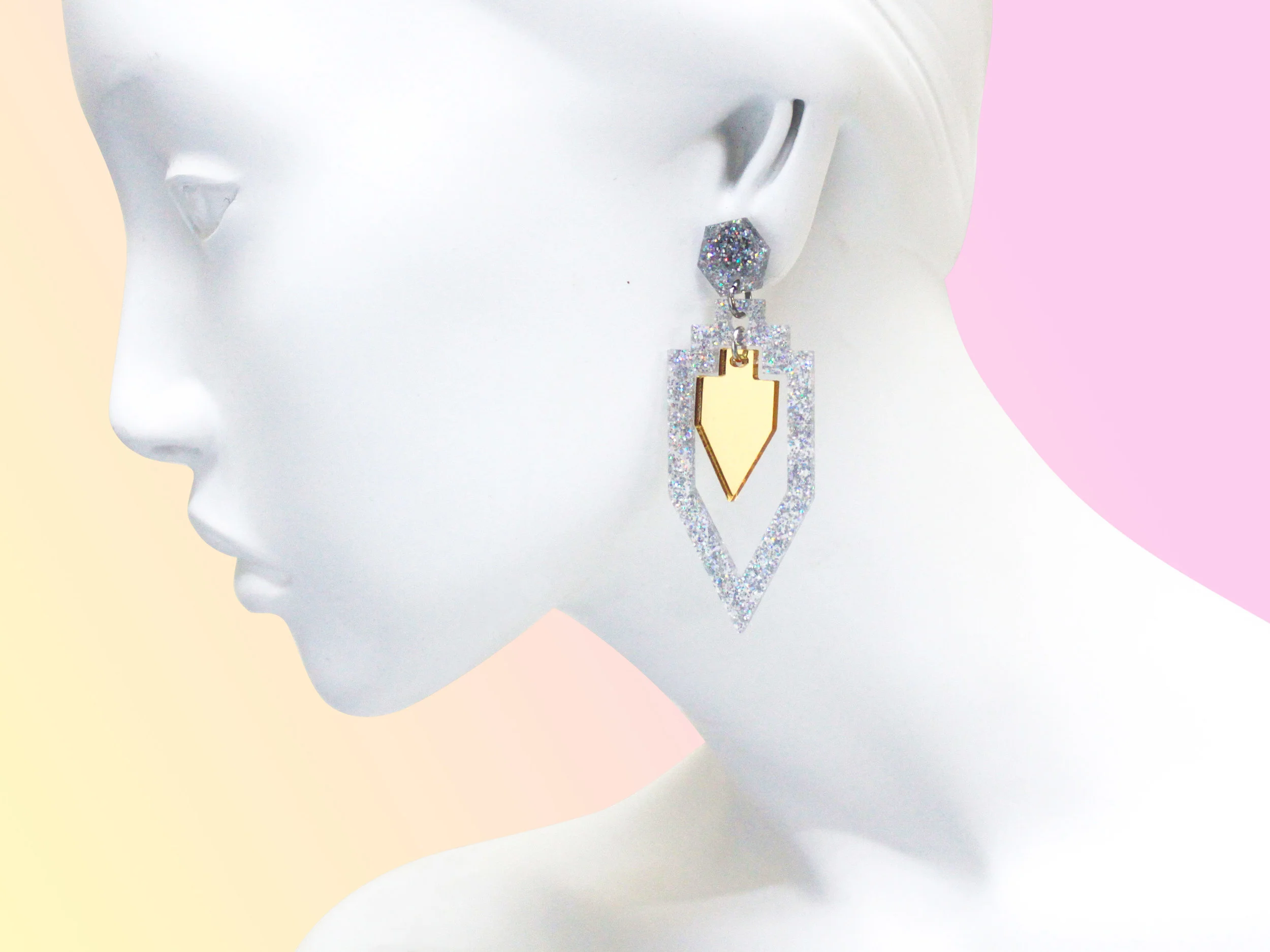 Easy Tiger Designs Mini Rex Earrings Sparkle 01.jpg