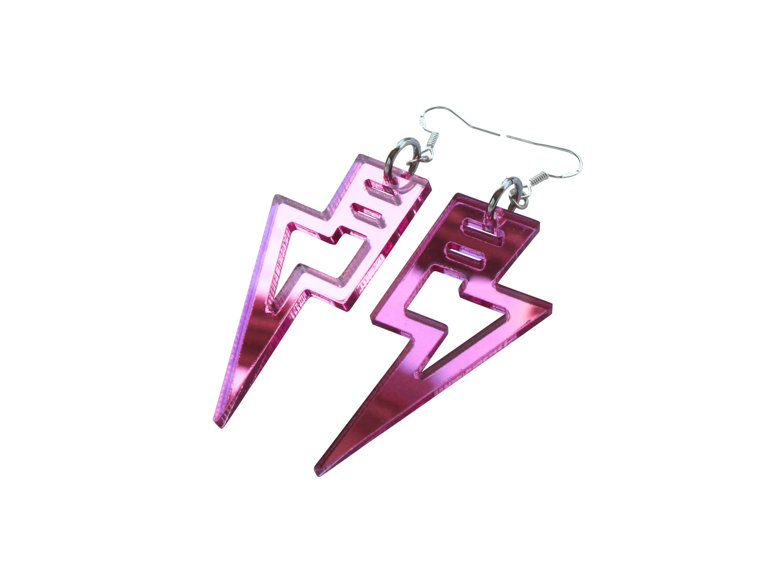 Tigera Designs Bolt Earrings Mirrored Pink 01.jpg