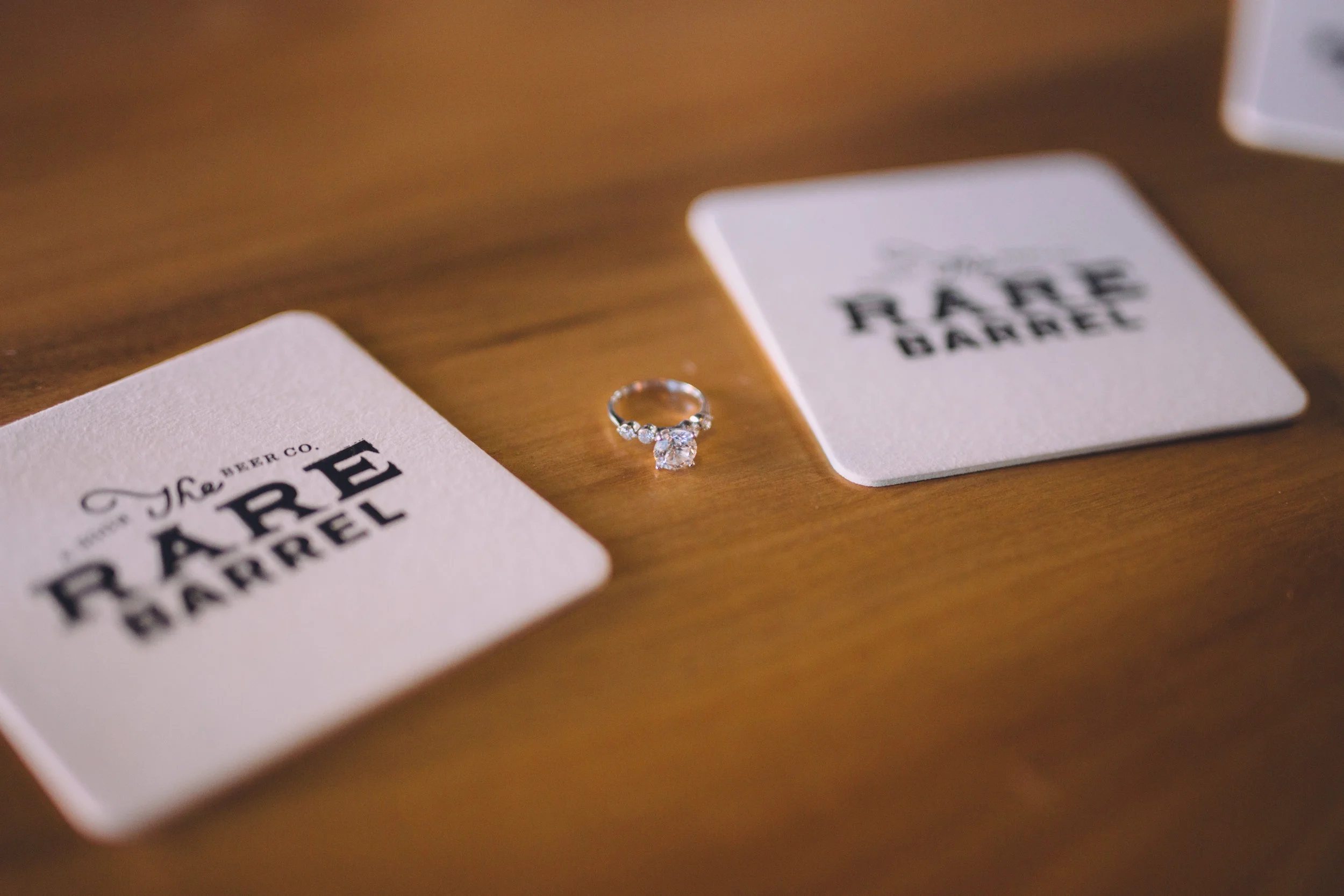 Ring Shot with the coasters