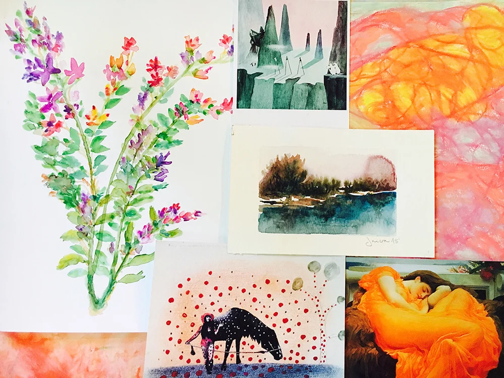 Day 9: I'm grateful for art. Homemade and handmade, gifted and bought. Experienced and created.