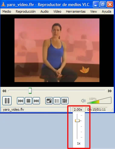 Acelera VLC media player
