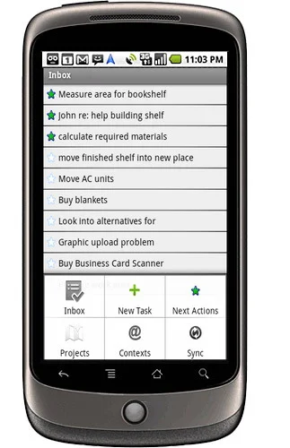 GTDAgenda en Android