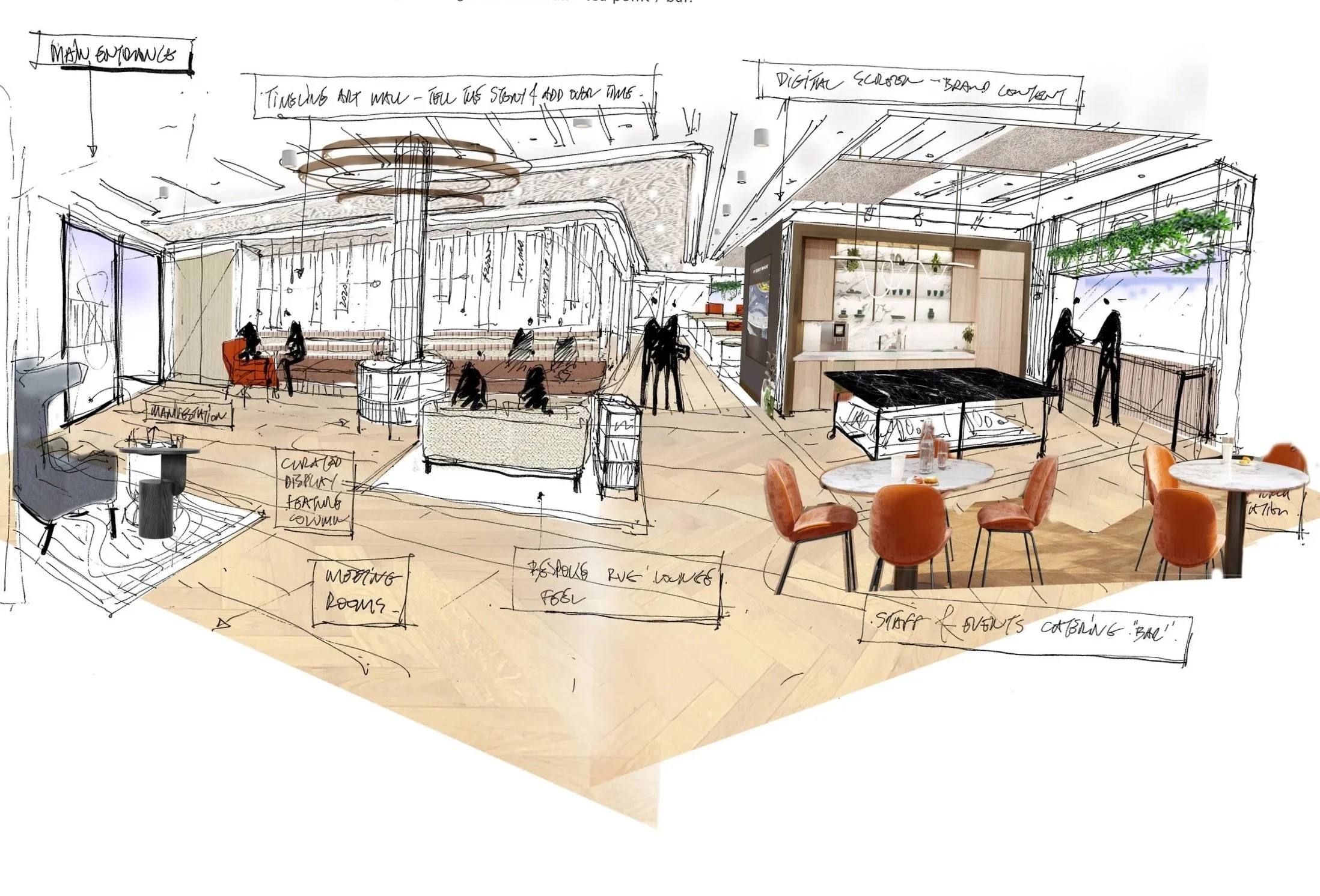 Eight Roads sketch development
