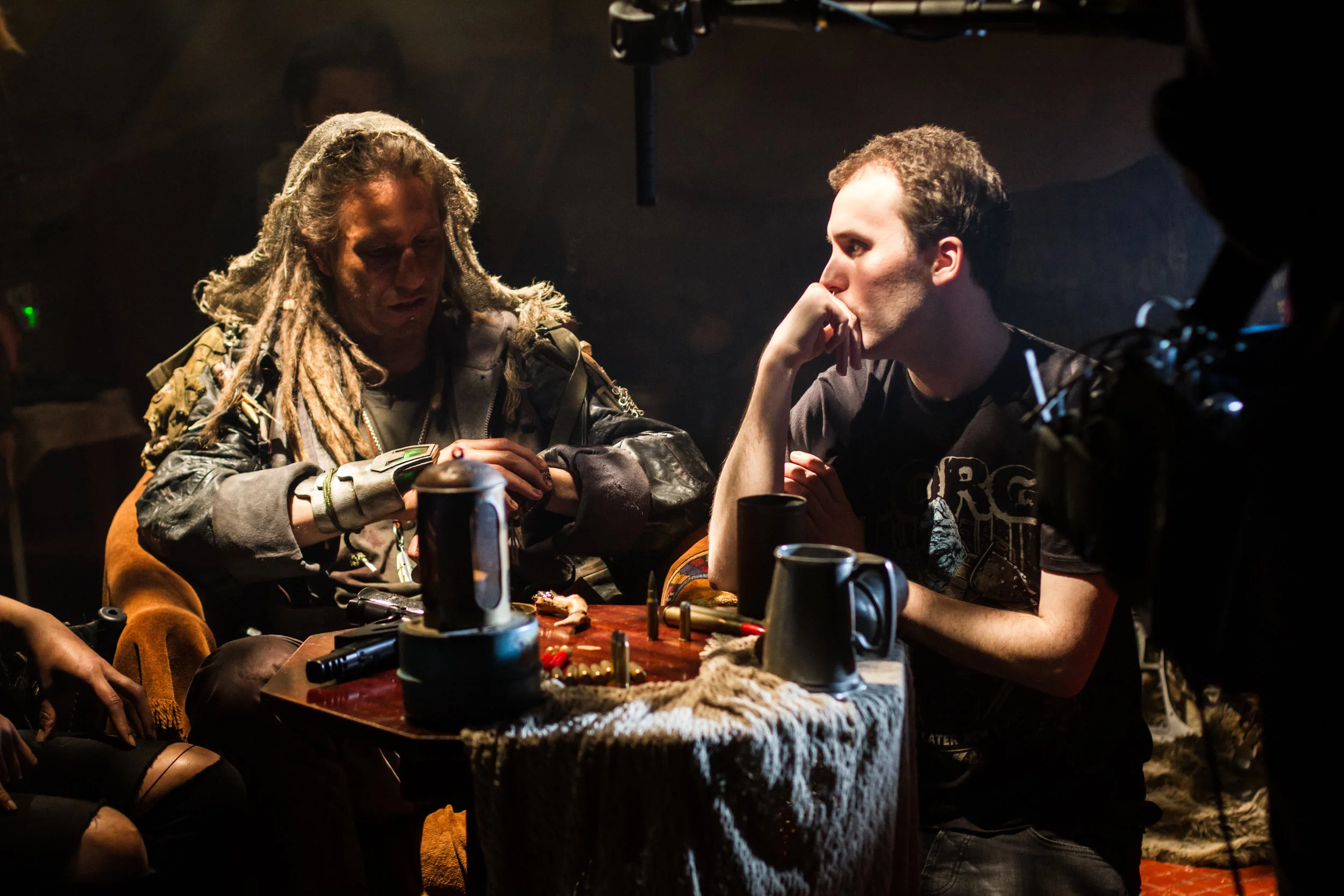 Director Christopher Bevan and actor-writer Dan McGrath.jpg