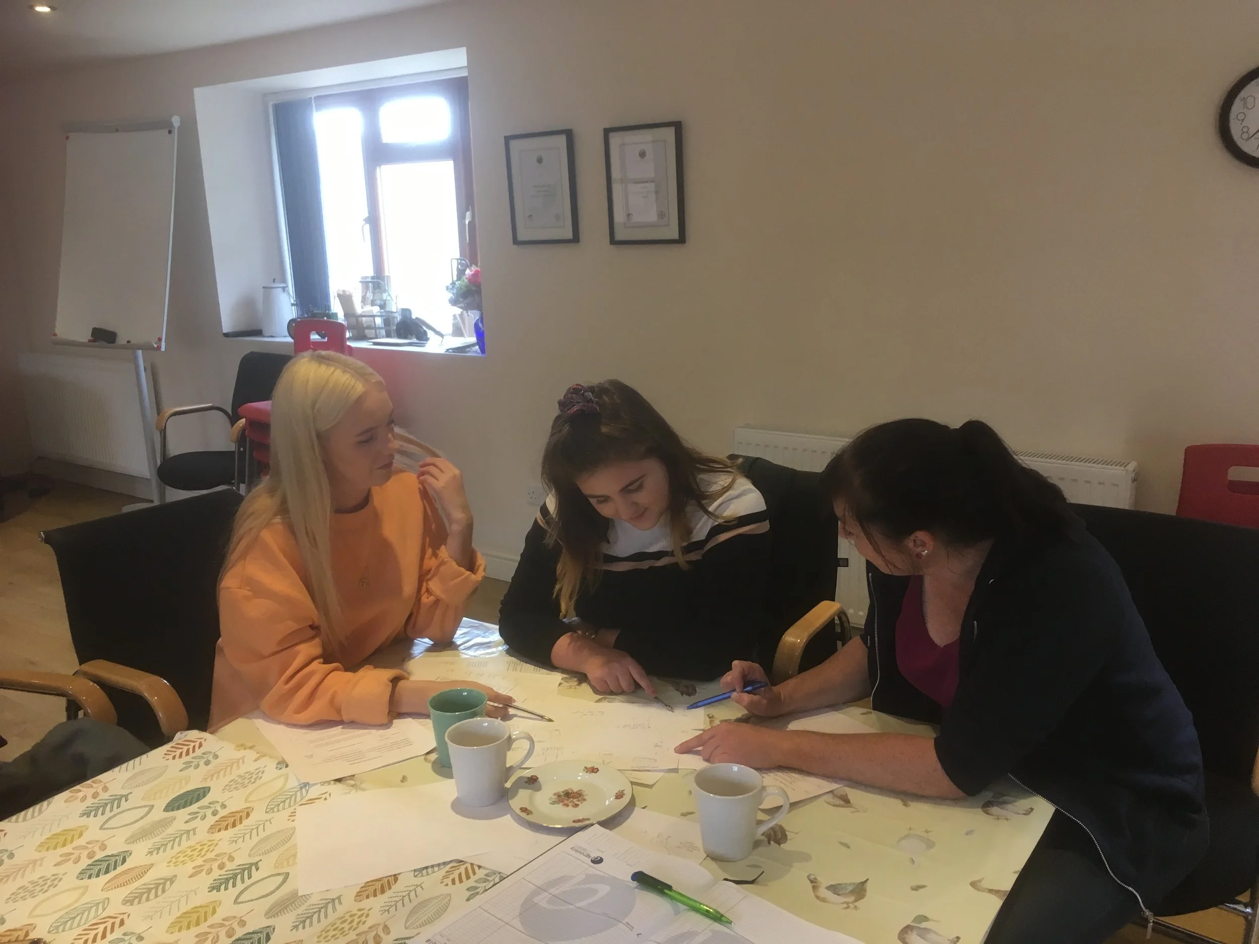 Students on the Farm